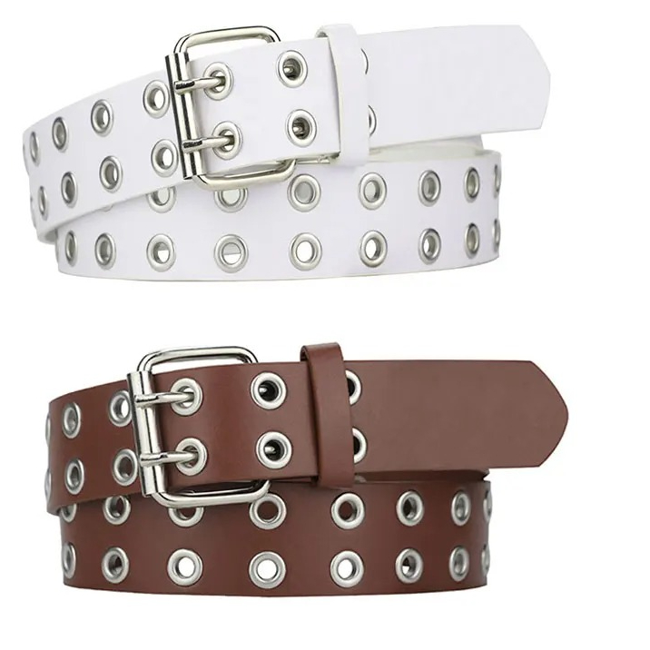 Streetwear Brand Belts - Sabuk Wanita Punk Goth Merk Kulit,