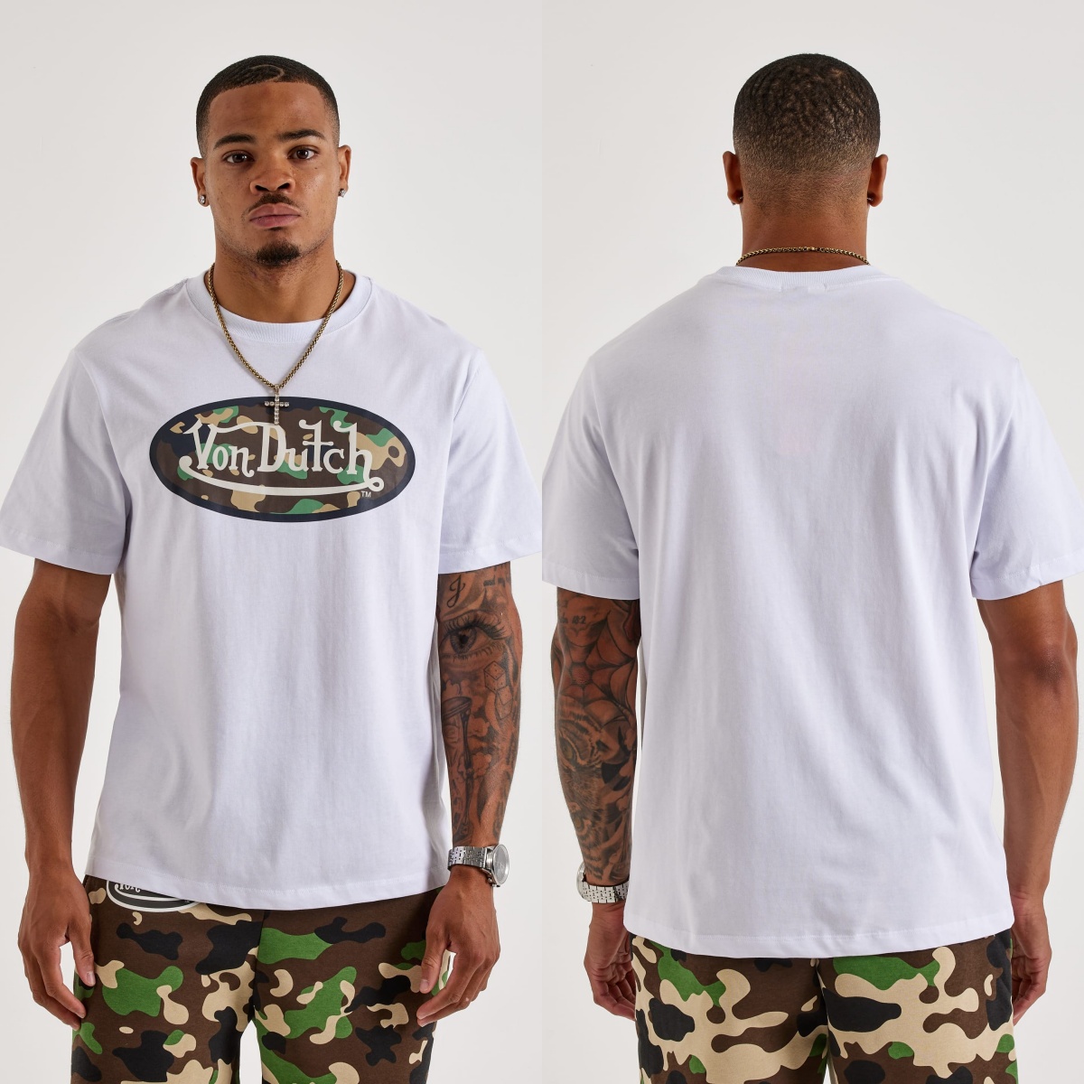 Kaos Grafis Merek Trendy Von S - Streetwear Brands Logo ulasan dan harga