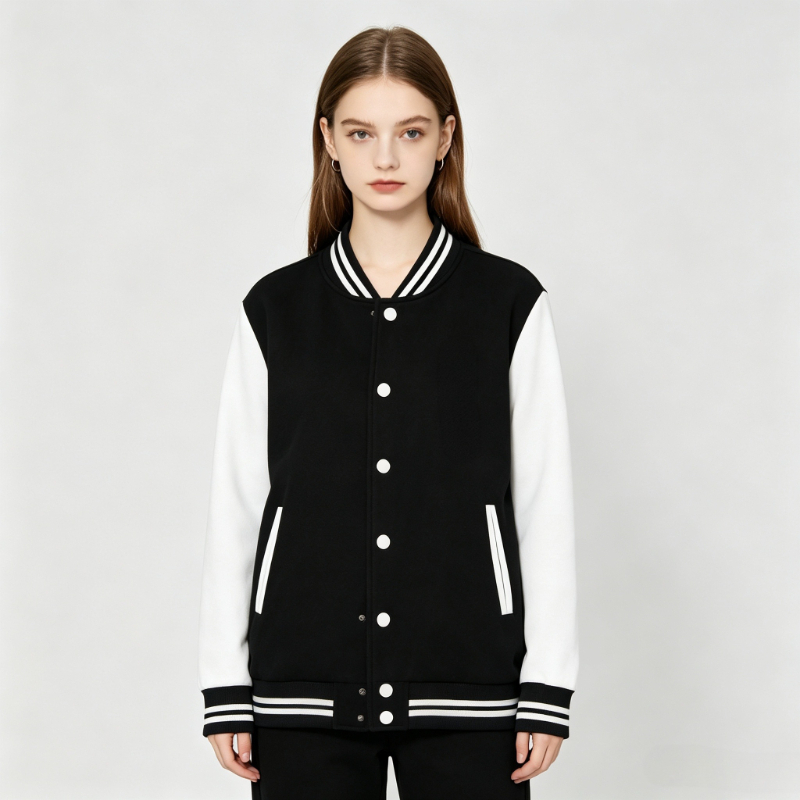 Jaket Baseball Kasual Warna So - Streetwear Brands Logo ulasan dan harga